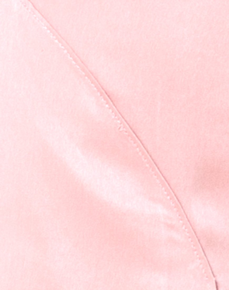 Image de la jupe de bal de fin d'année Melanta en satin Blush