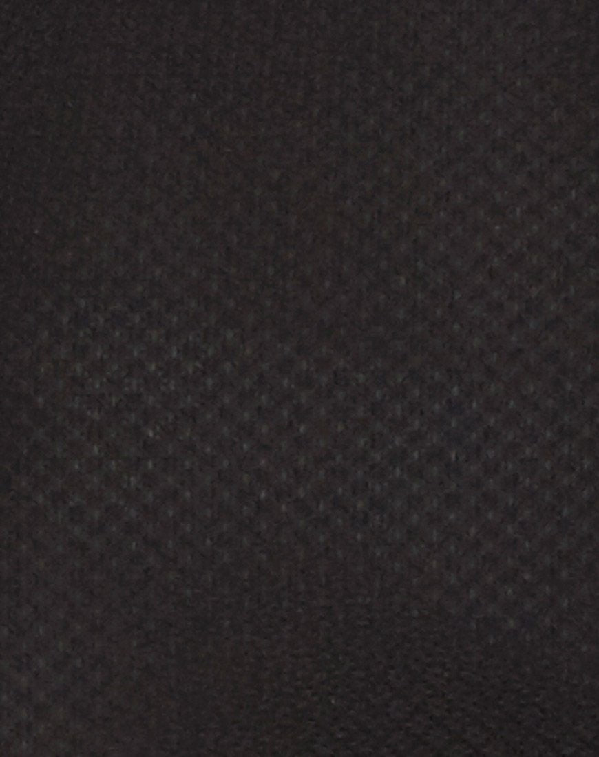 Image of Mellina Bodycon Dress in Mesh Black