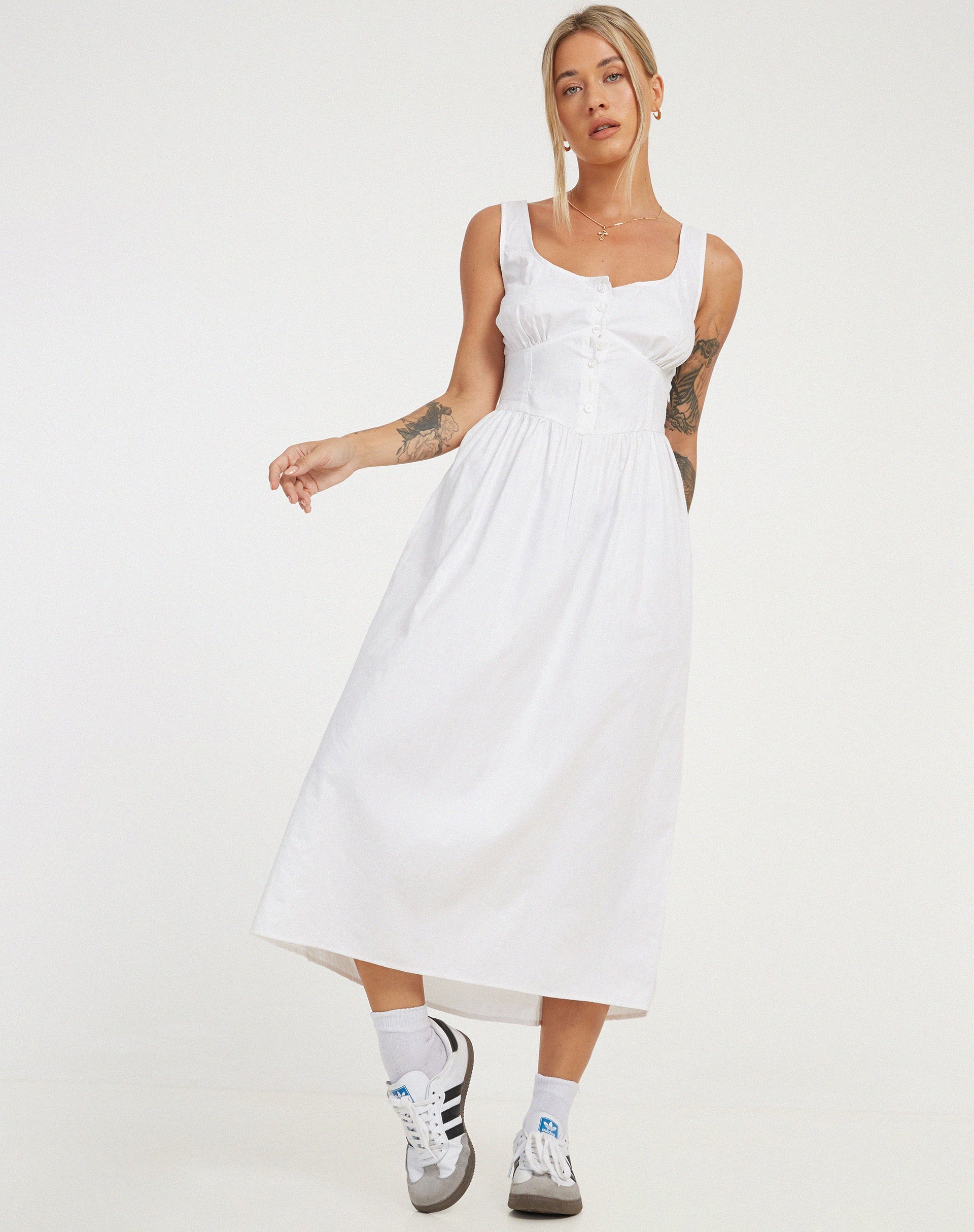 image de Melrose Maxi Dress in White