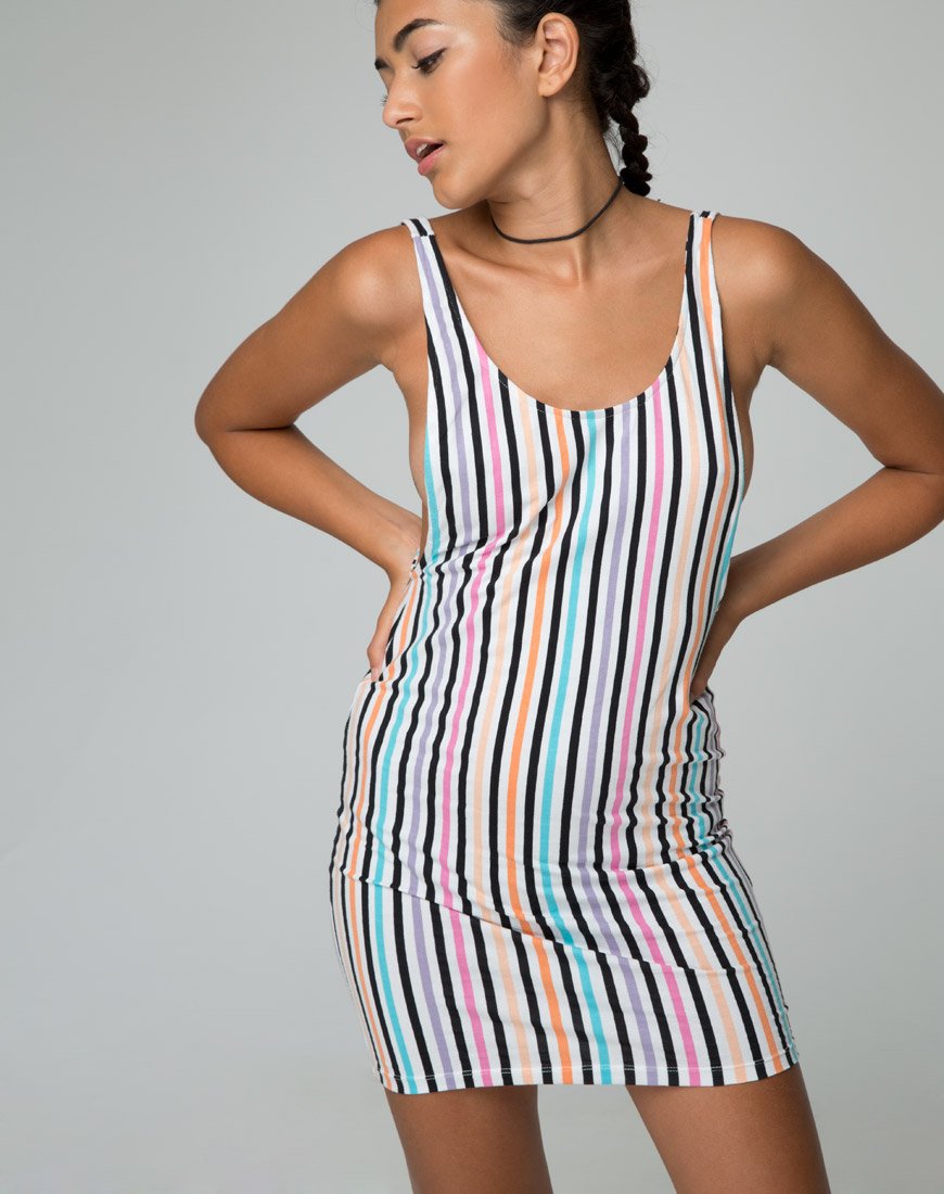 Robe Mergy à rayures Candy Summer