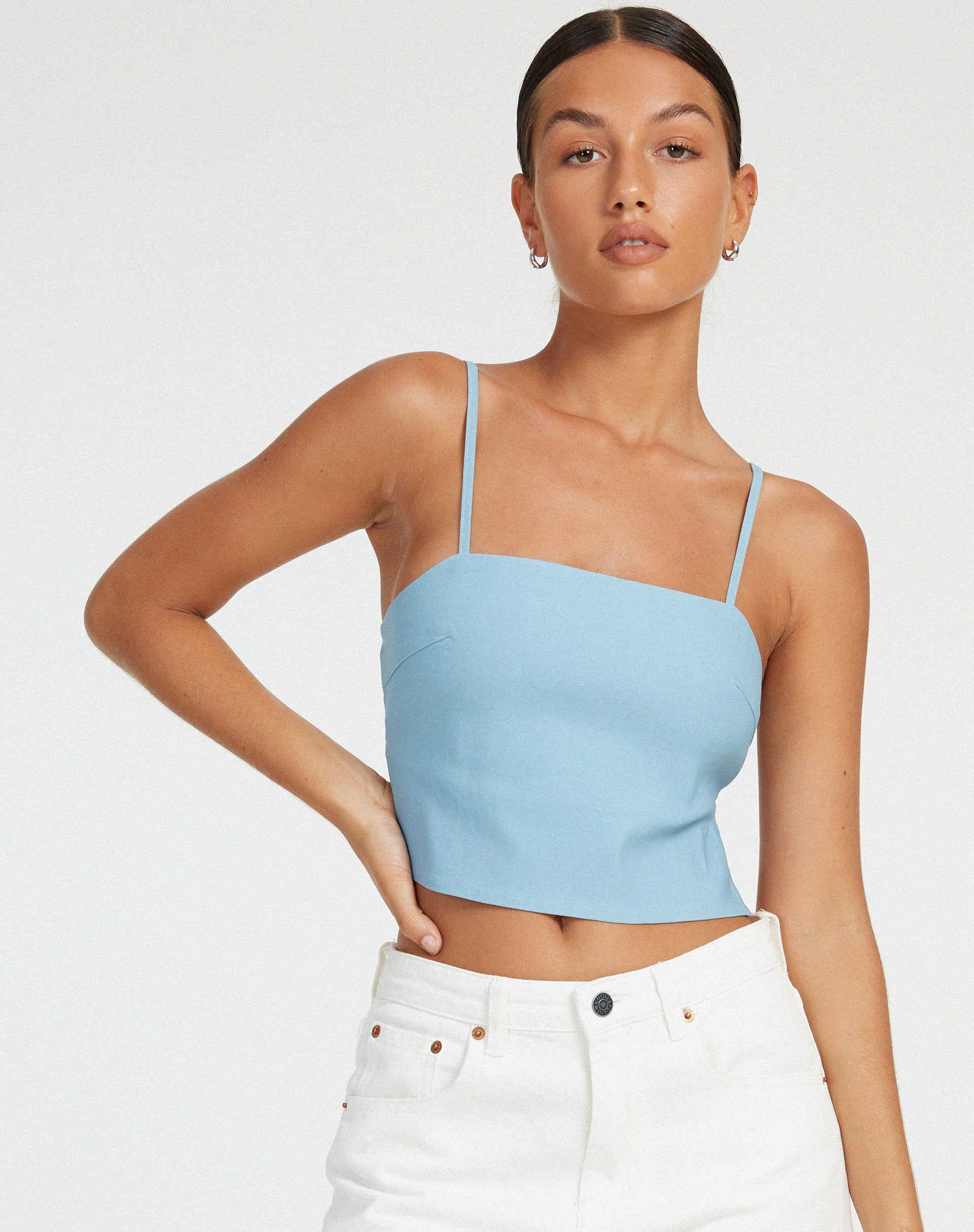 image de Merita Crop Top in Light Blue