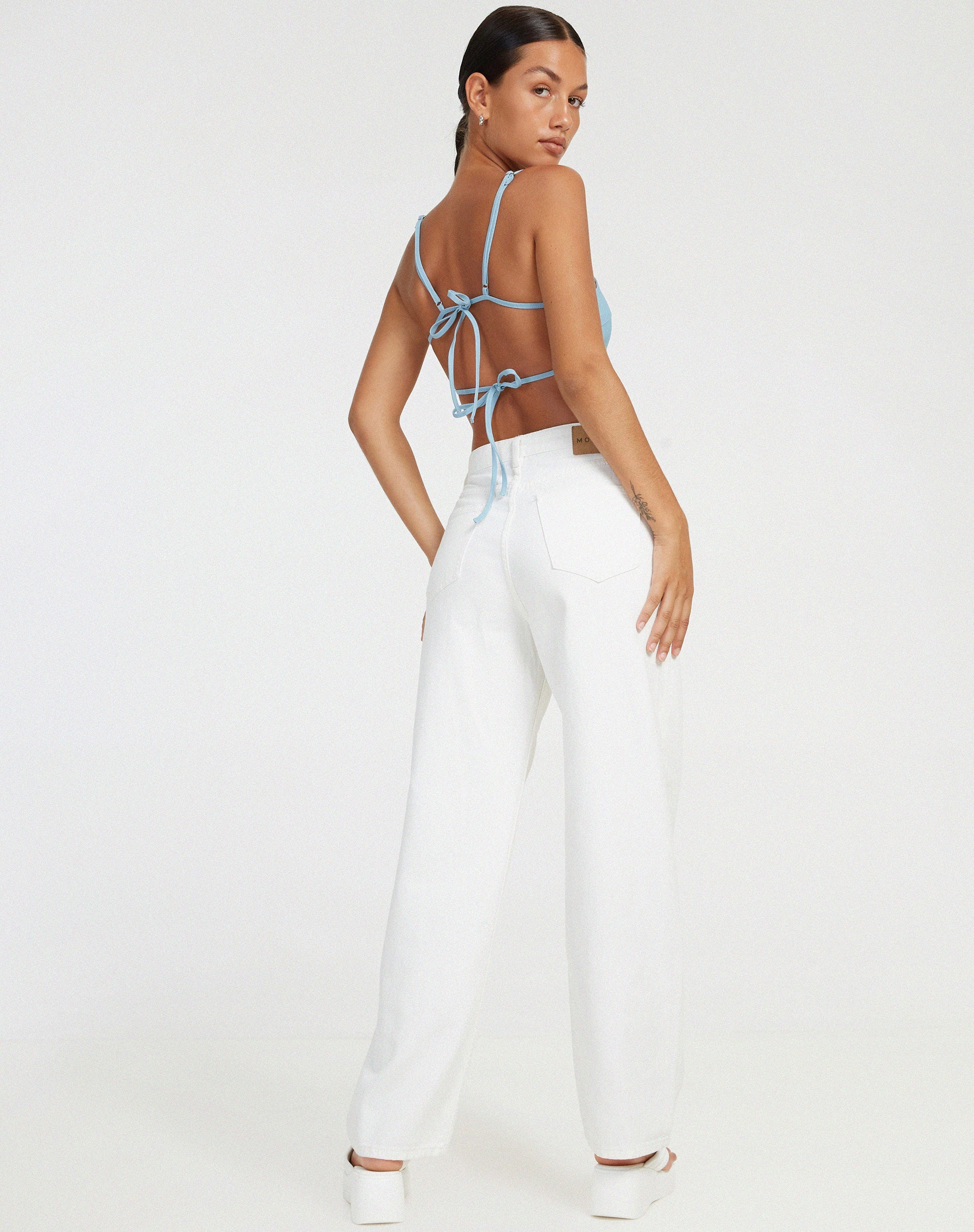 image de Merita Crop Top in Light Blue