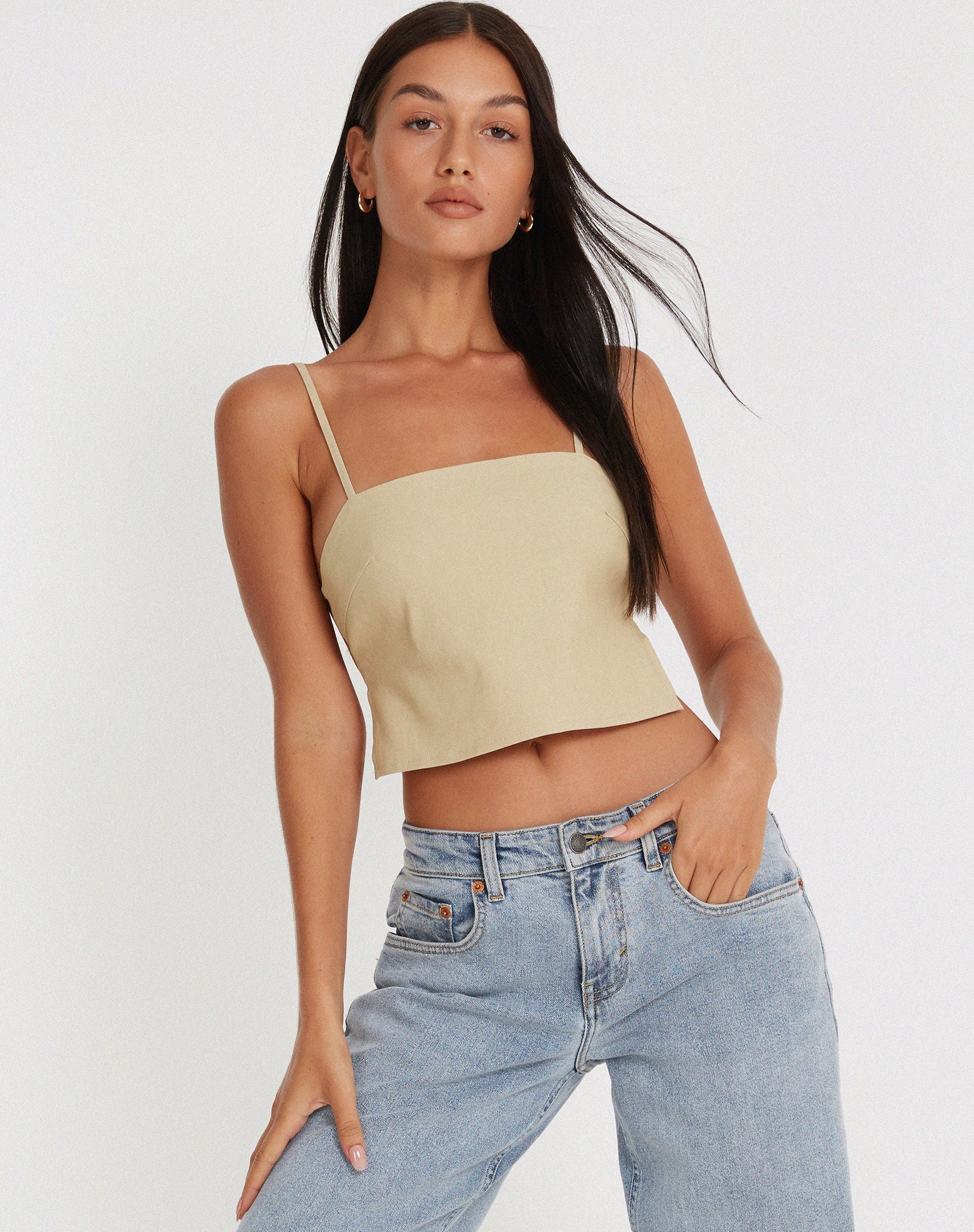 image de Merita Crop Top in Ecru