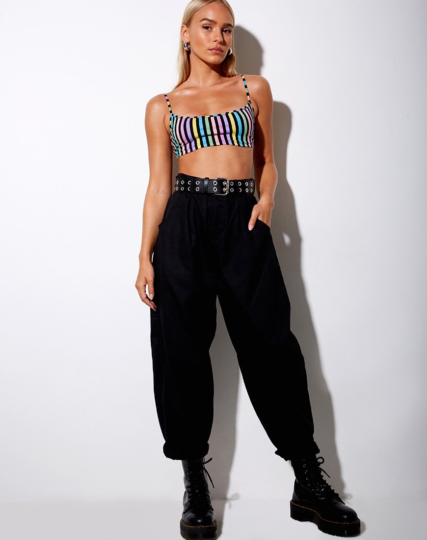 Image de Micro Crop Top in New Stripe