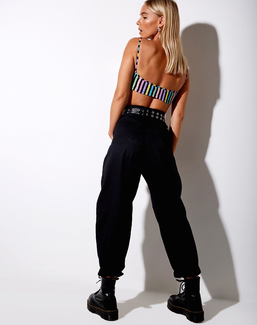 Image de Micro Crop Top in New Stripe