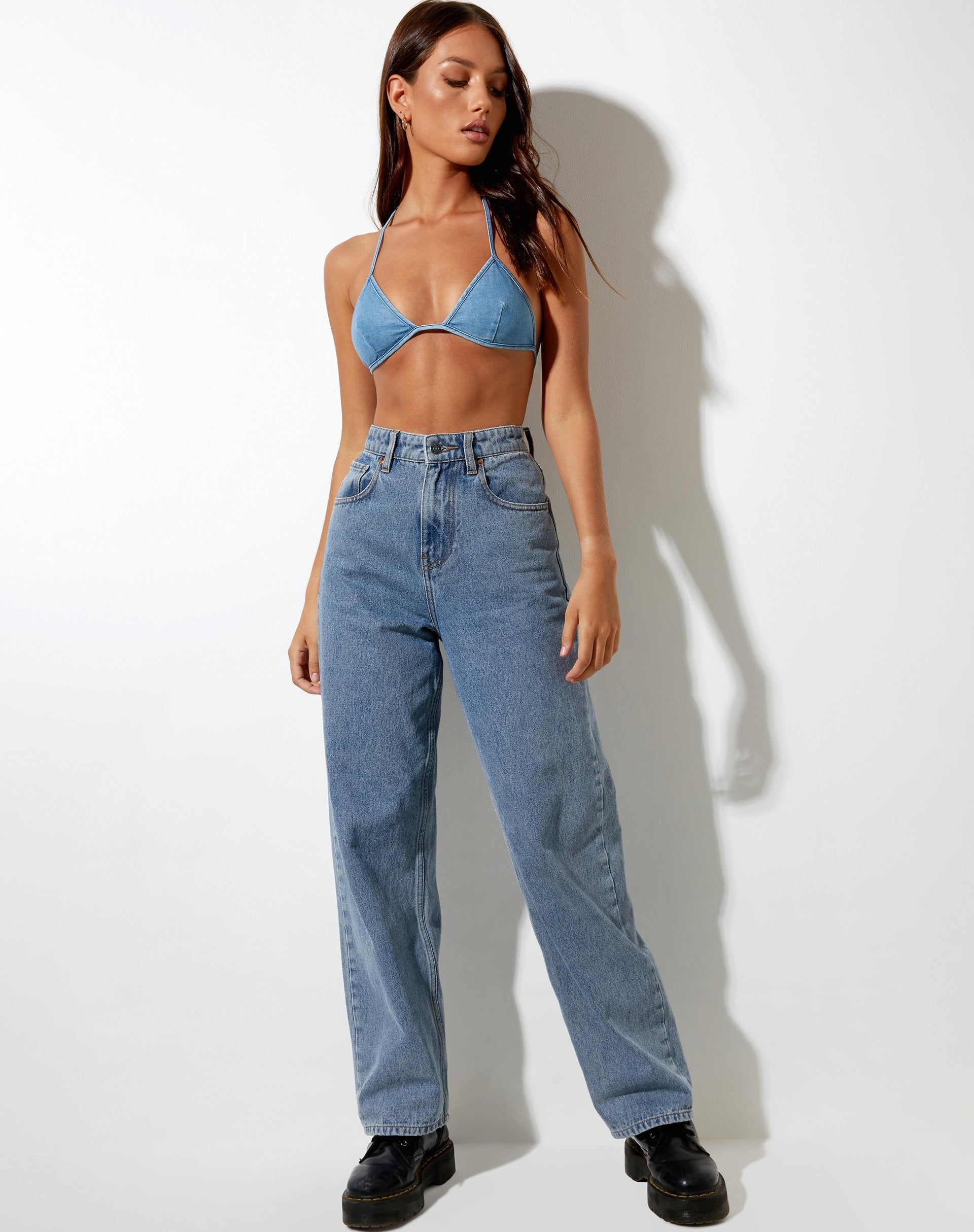 Image de Mida Bralet in Light Blue Wash