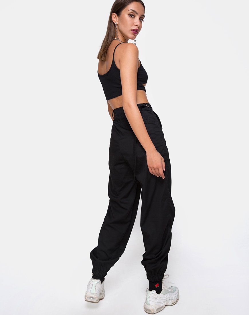 Image de Milipe Crop Top in Black Buckles