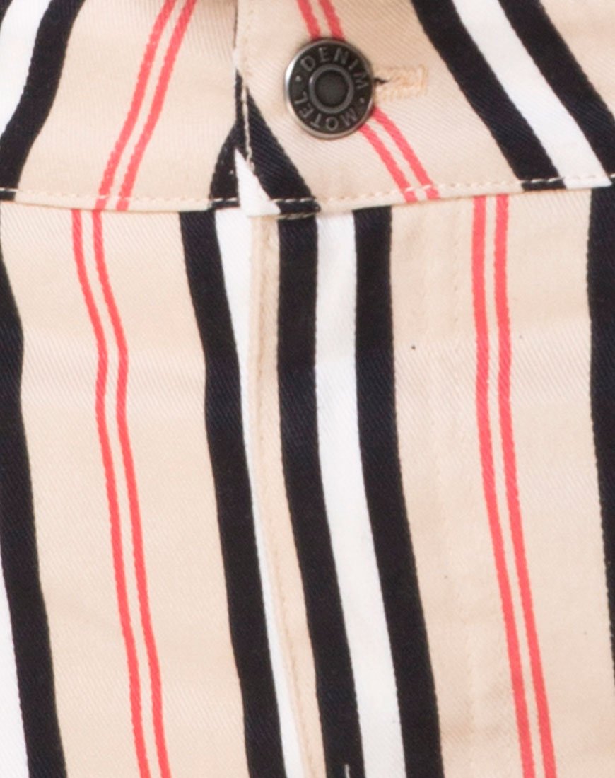 Image of Mini Broomy Skirt in Classic Stripe Vertical