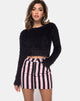 Image of Mini Broomy Skirt in Campbell Stripe