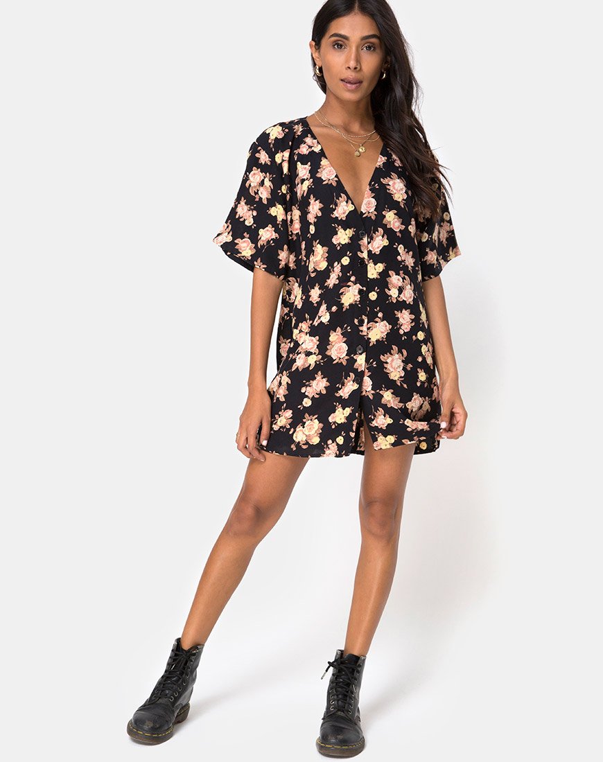Image de la robe Mirach en rose antique noir