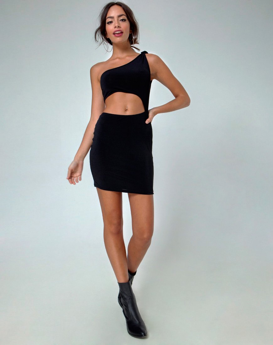 Image de Mireya Robe découpée en noir