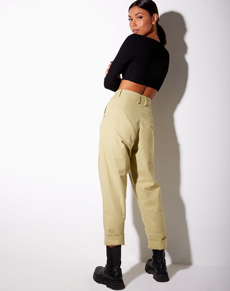 Pantalon Misca, vert foncé