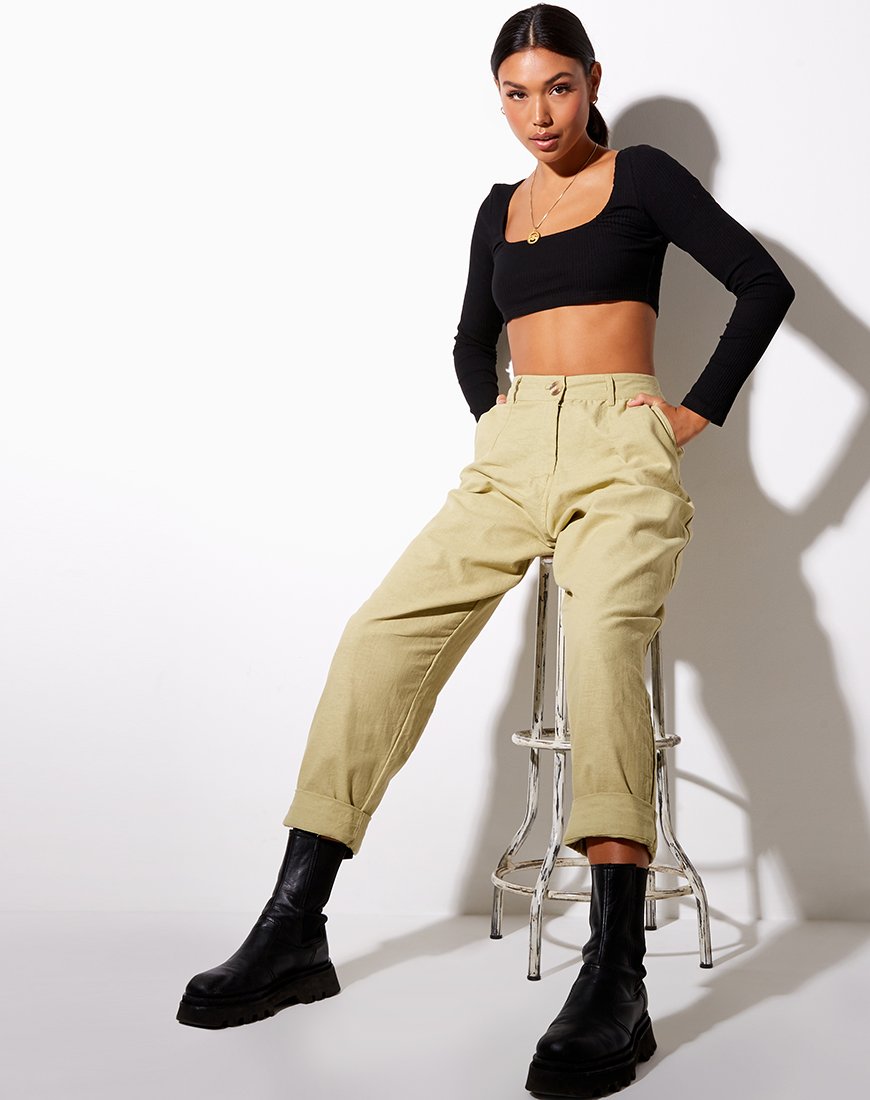 Image de Misca Trouser in Dusky Green