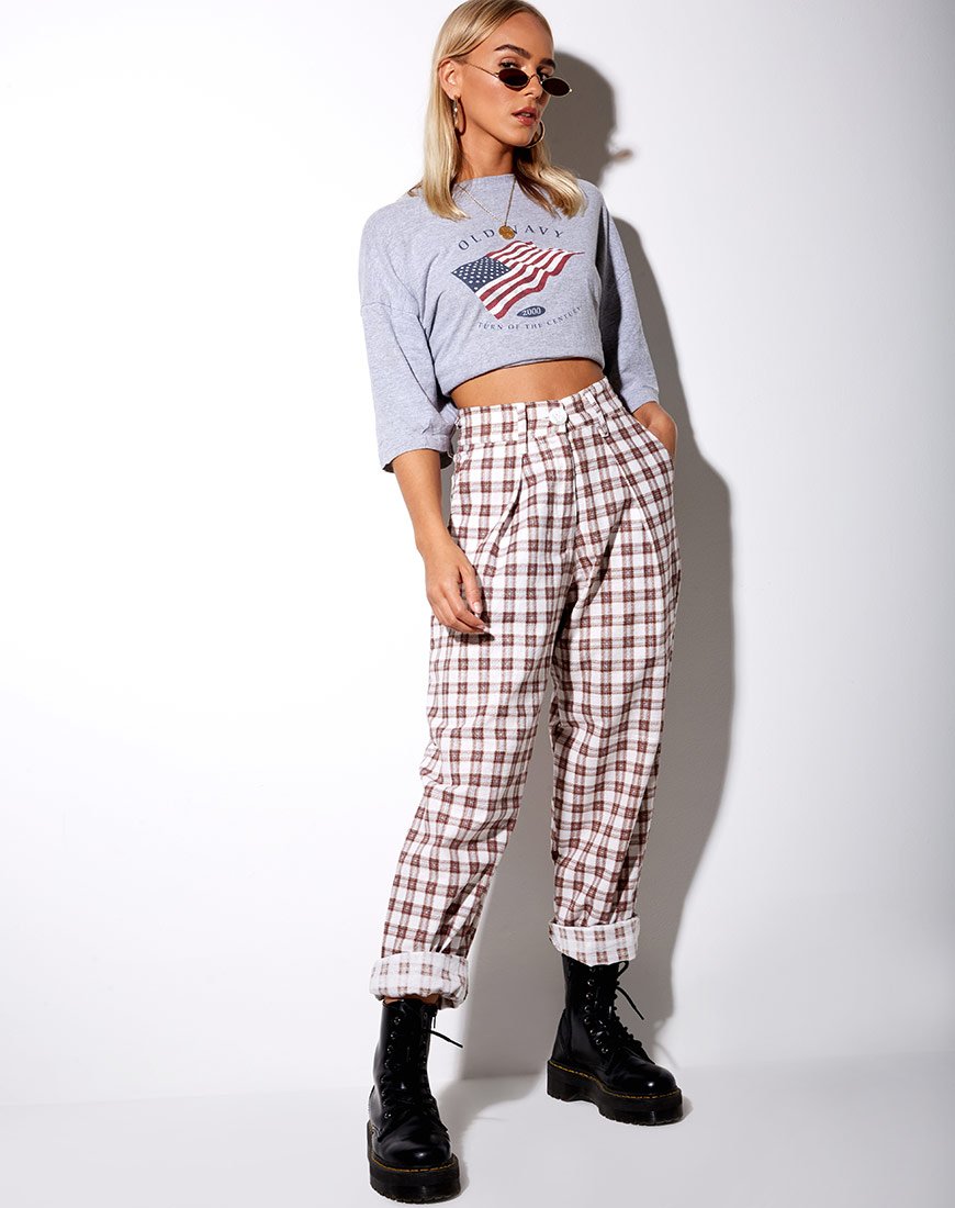 Image de Misca Trouser in Checkmate Brown