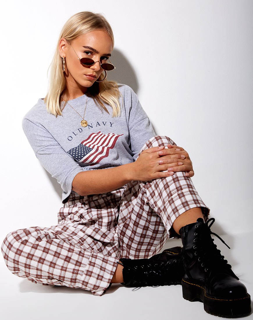Image de Misca Trouser in Checkmate Brown