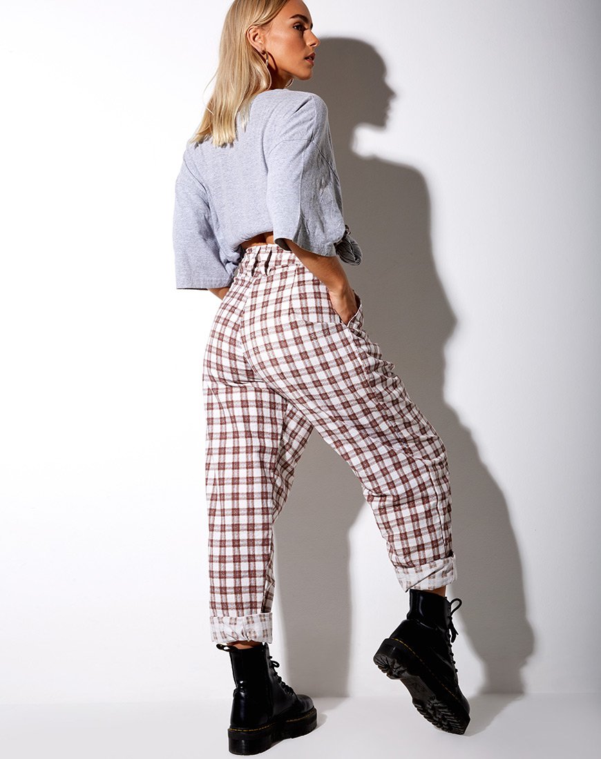 Image de Misca Trouser in Checkmate Brown