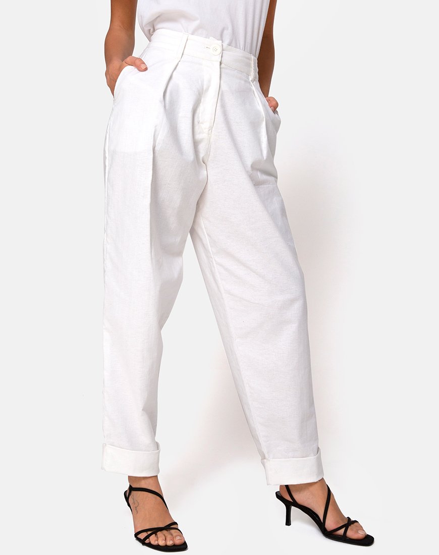 Pantalon Misca en ivoire