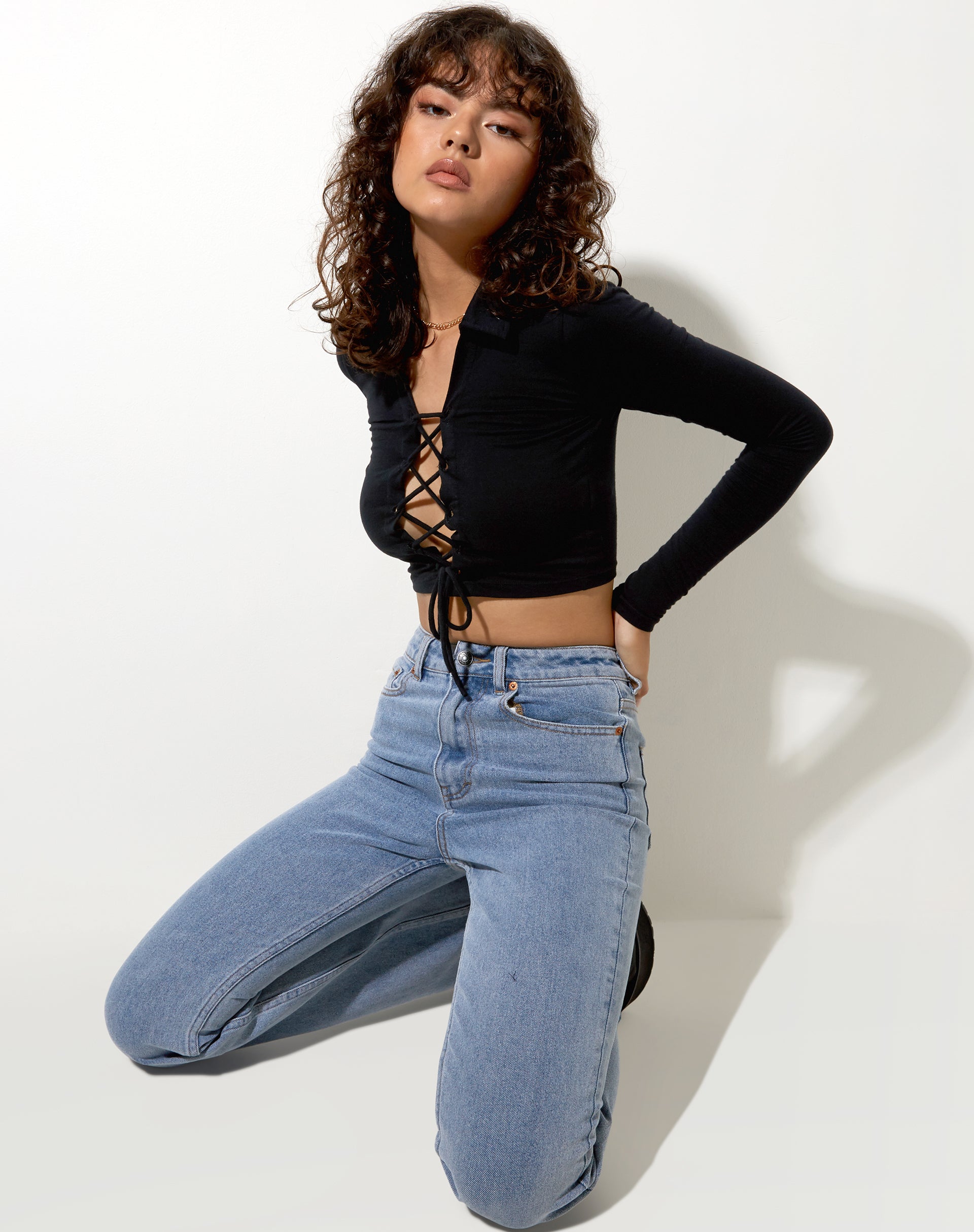 Image de Misla Crop Top in Black