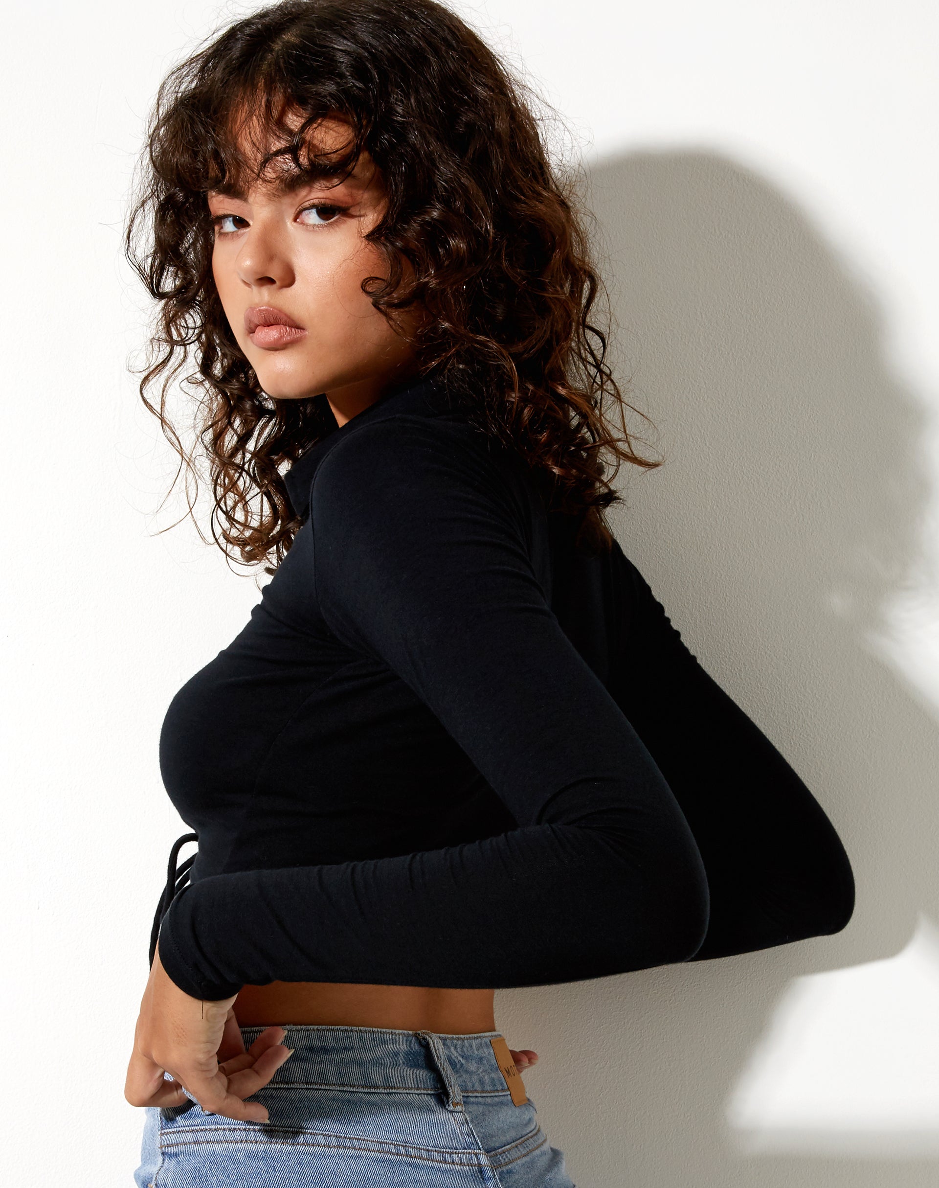 Image de Misla Crop Top in Black