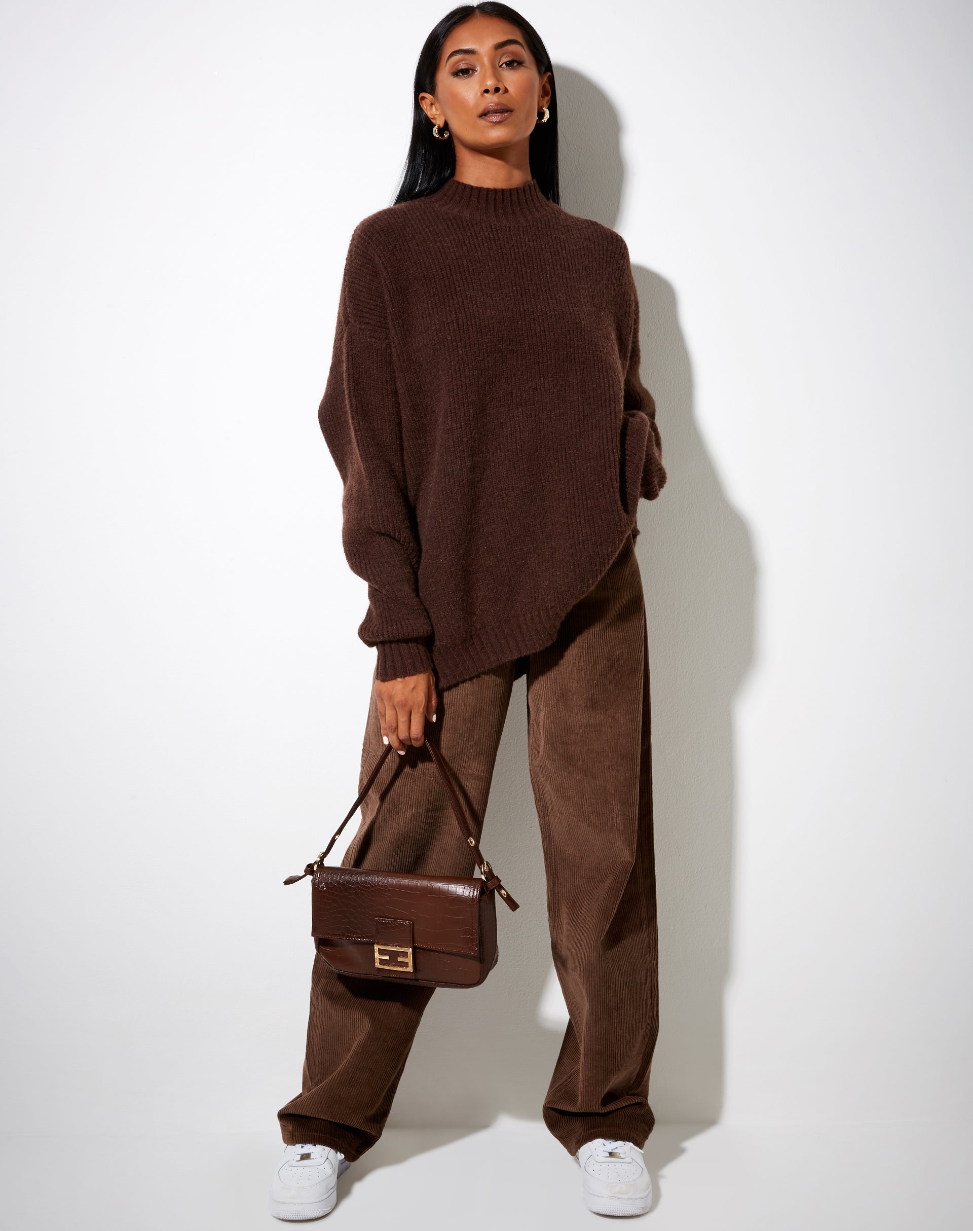 Image de Bondy Jumper en tricot Chocolat noir