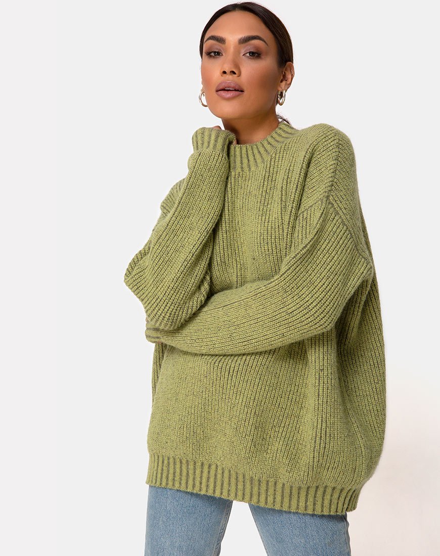 Pull Mody en côtes vertes