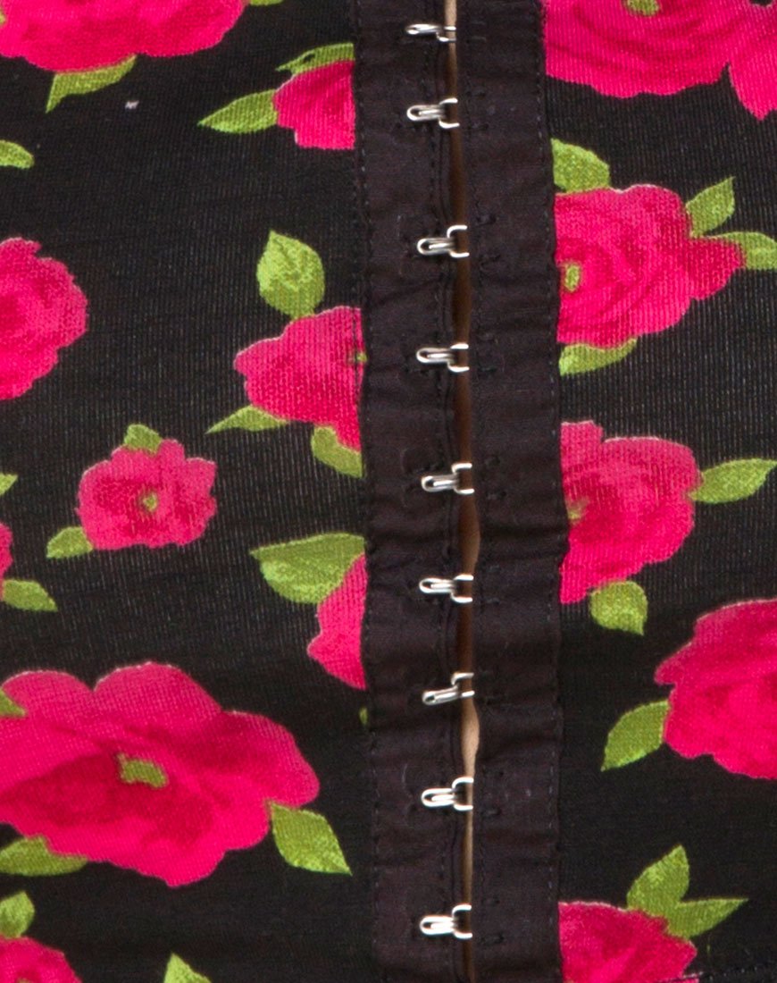 Image de Moluc Top in Red Bloom