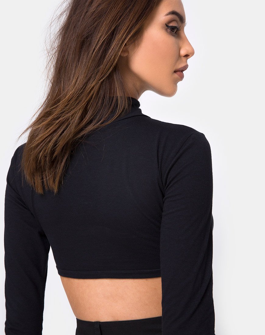 Image de Monec Crop Top in Black Buckle