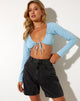Image de Moonie Crop Top in Nantucket Blue