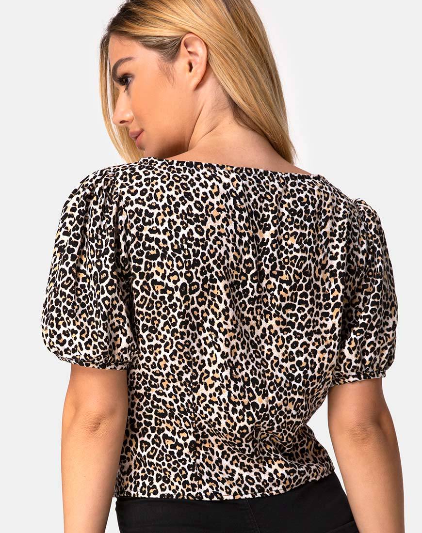 Top Moria en Rar Leopard Brown