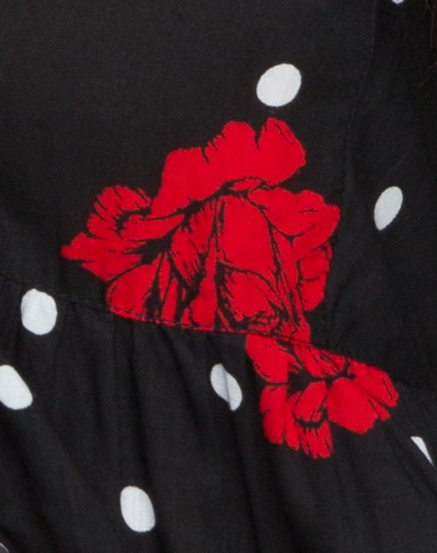 Image de Mosca Plunge Top in Cuban Rose