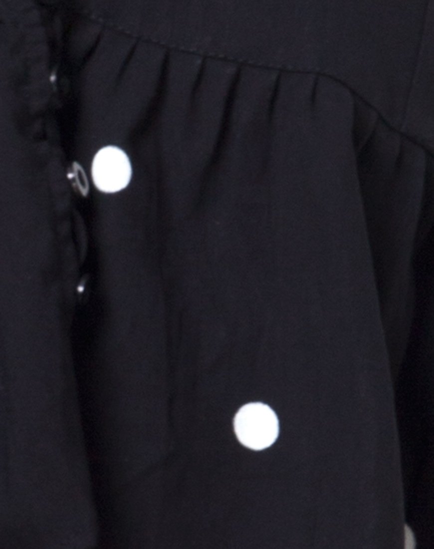 Image de Mosca Top in Polkadot Black and white