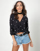 Image de Mosca Top in Polkadot Black and white
