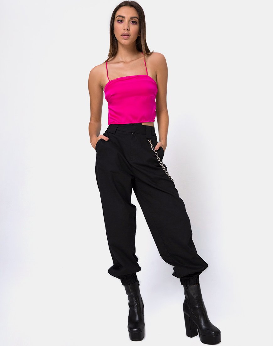 Image de Mosley Cami Top in Fuschia Satin Pink