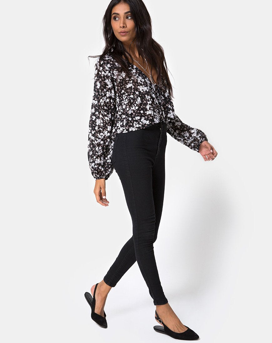 Image de Mousye Top in Dark Wild Flower