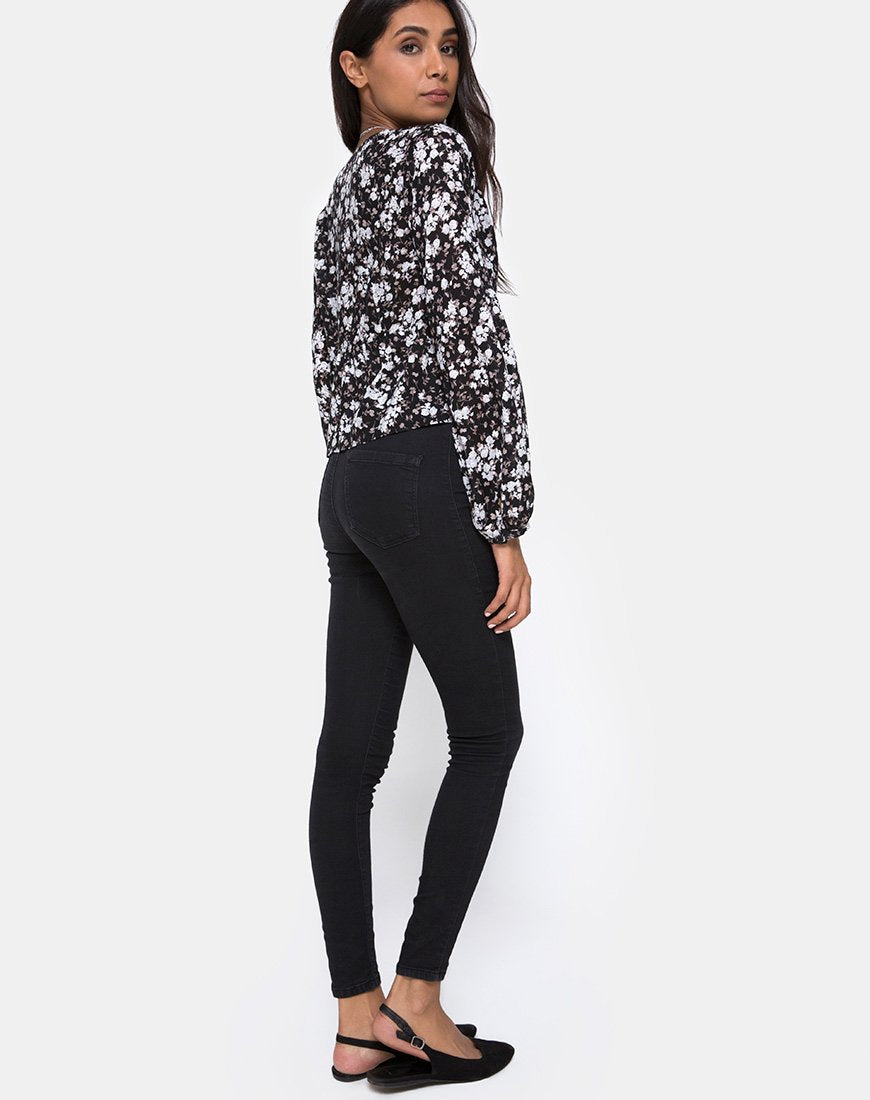 Image de Mousye Top in Dark Wild Flower