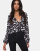 Image de Mousye Top in Dark Wild Flower