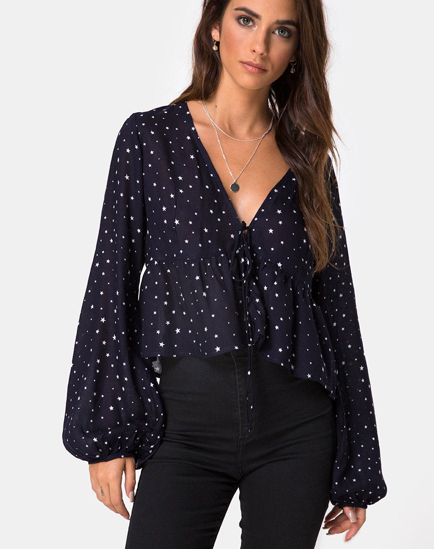 Image de Mousye Top in Stars Struck Navy