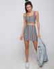 Image de Kimmy Bodycon Skirt in New Stripe