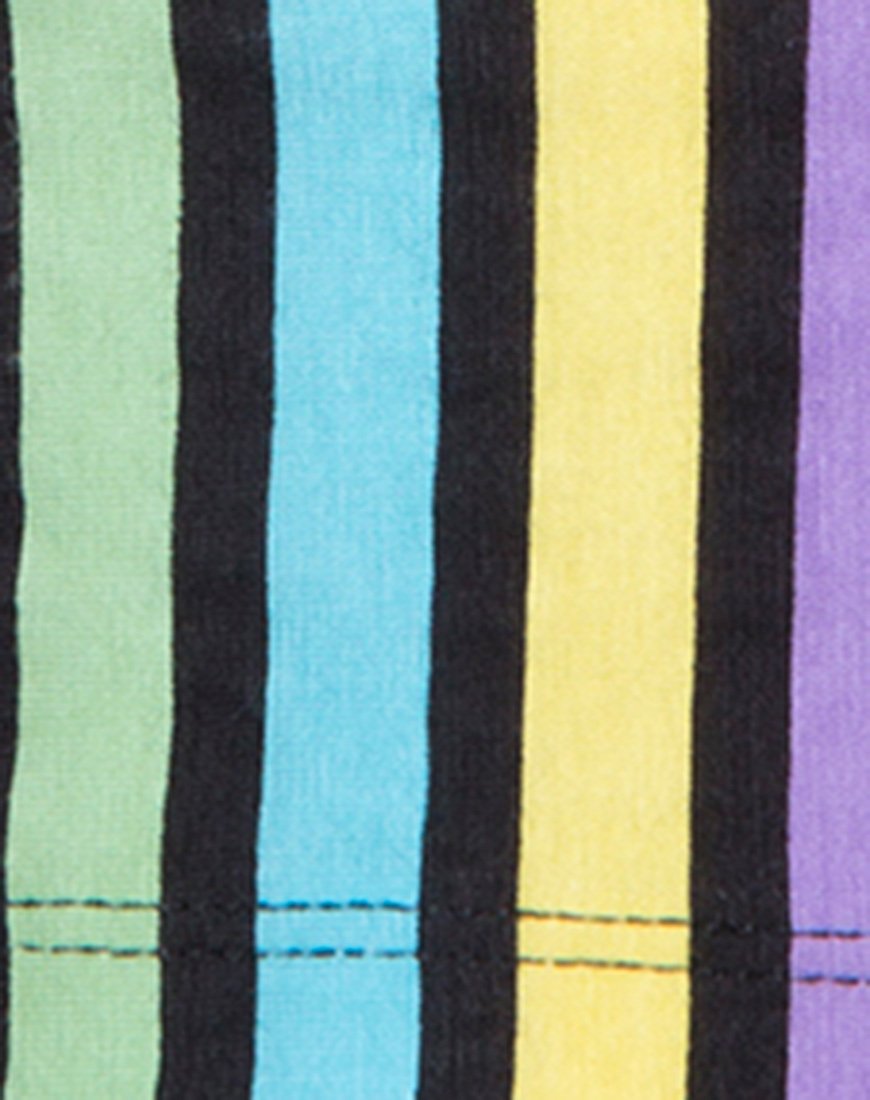 Image de Kimmy Bodycon Skirt in New Stripe