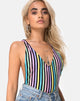 Image de Lalung Bodice Plunge en New Stripe