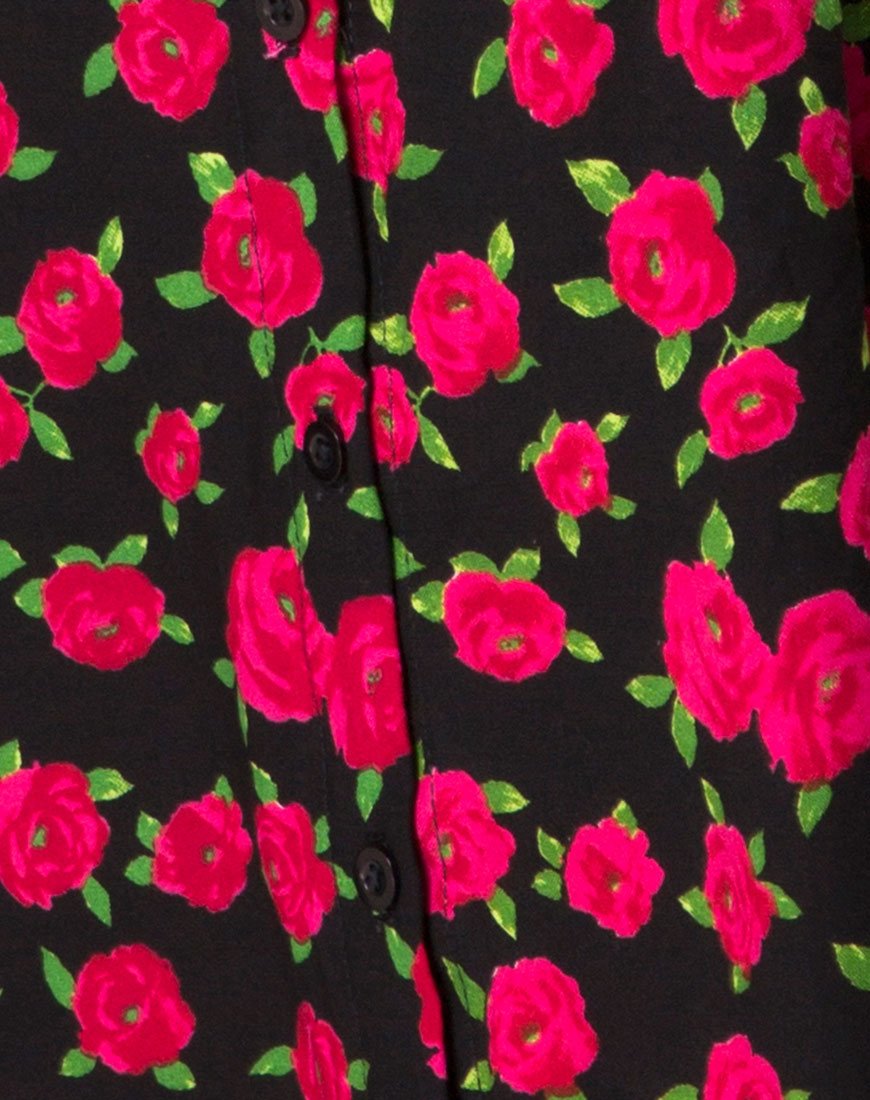 Image de Sanna Slip Dress in Red Bloom