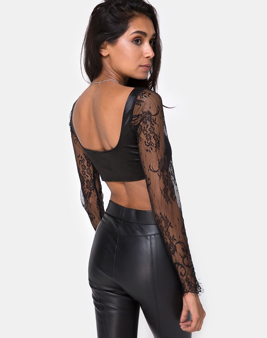 Image de Dulip Crop Top in Black