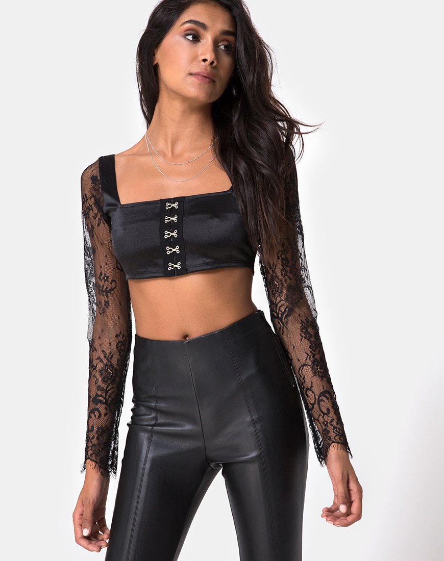 Image de Dulip Crop Top in Black