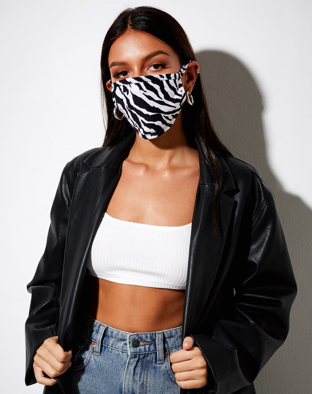 Masque pour le visage en Zebra 90's