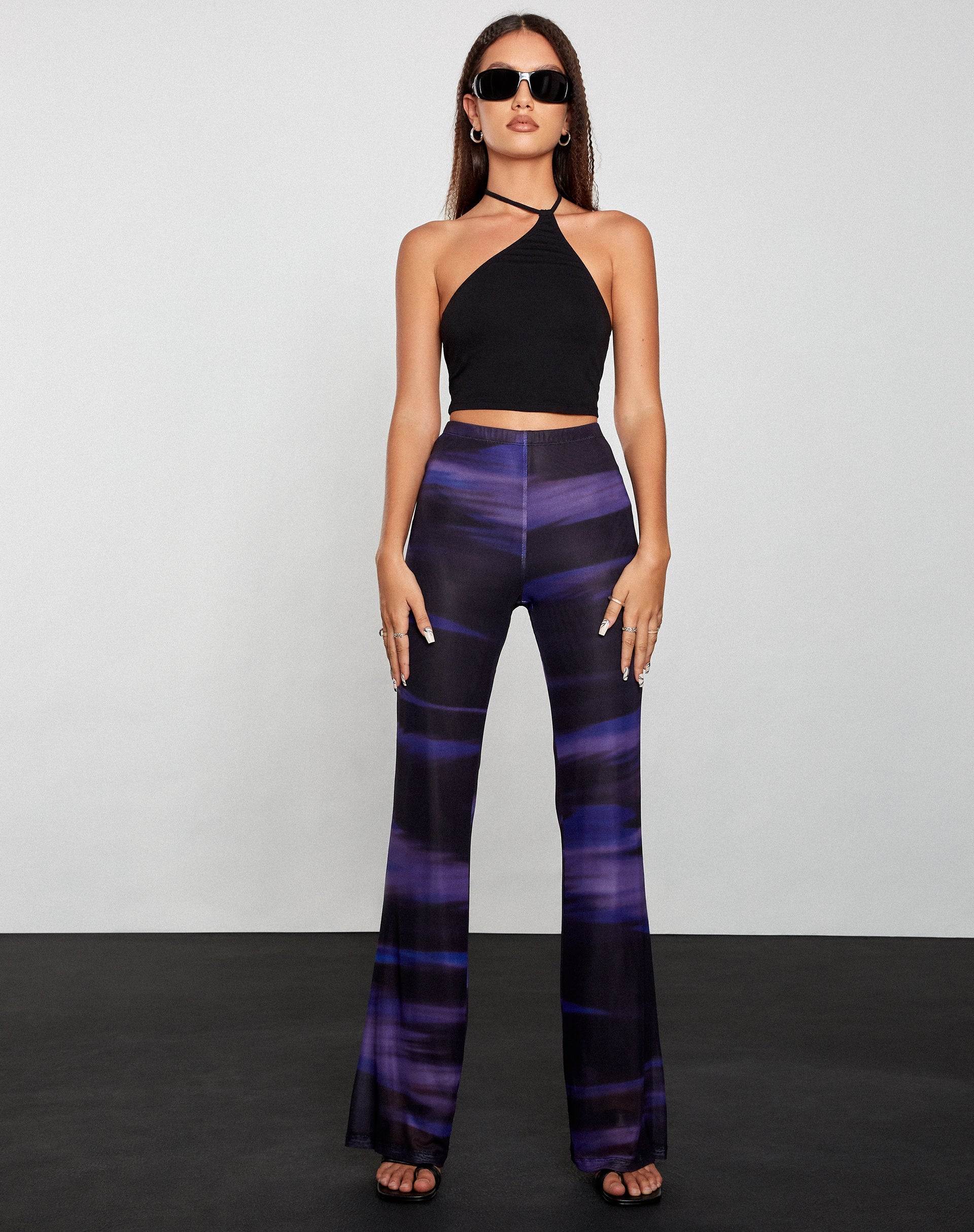 Image de Herly Flare Trouser in Cosmic Melt