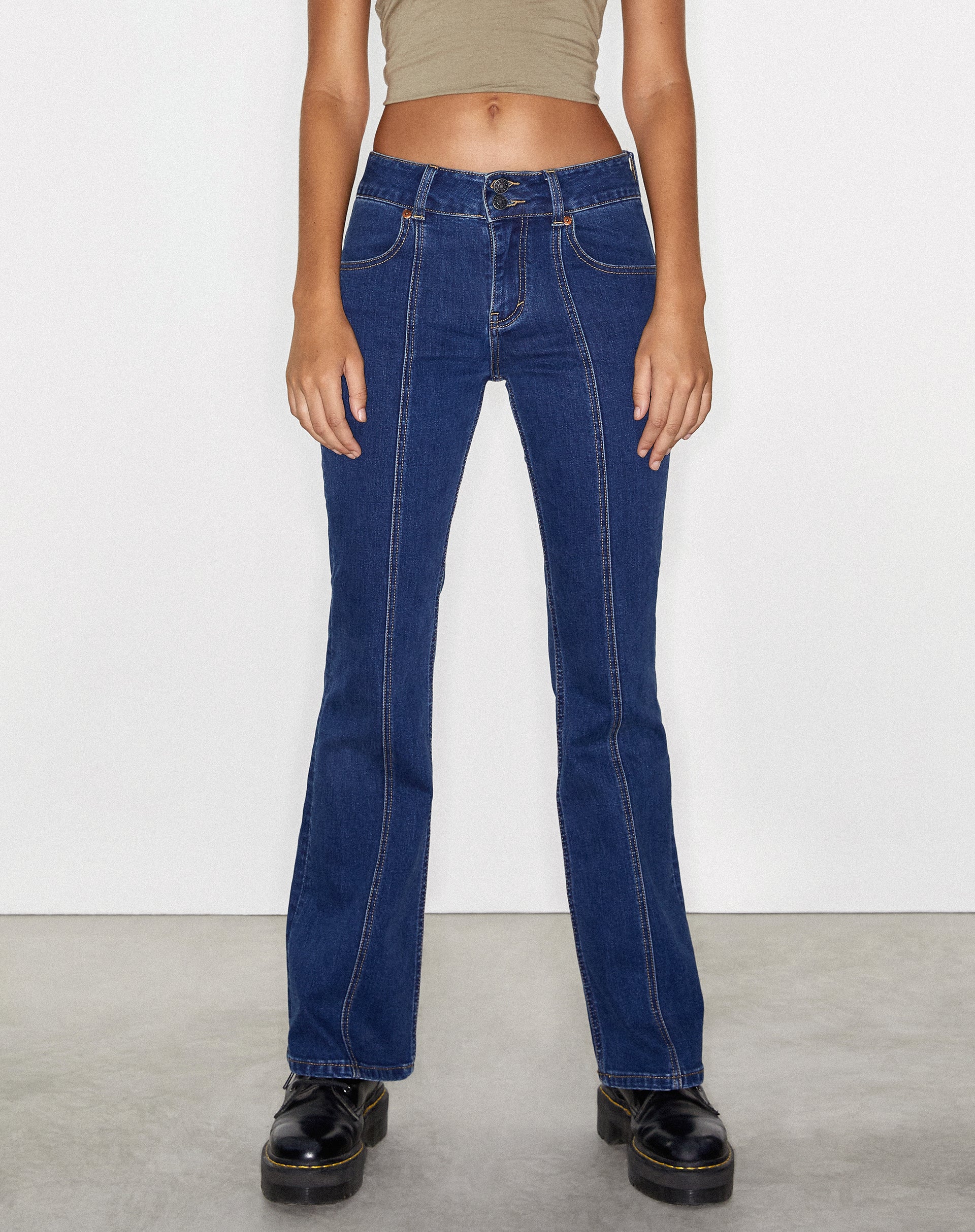 Image de Jeans à couture basse en Indigo 90's