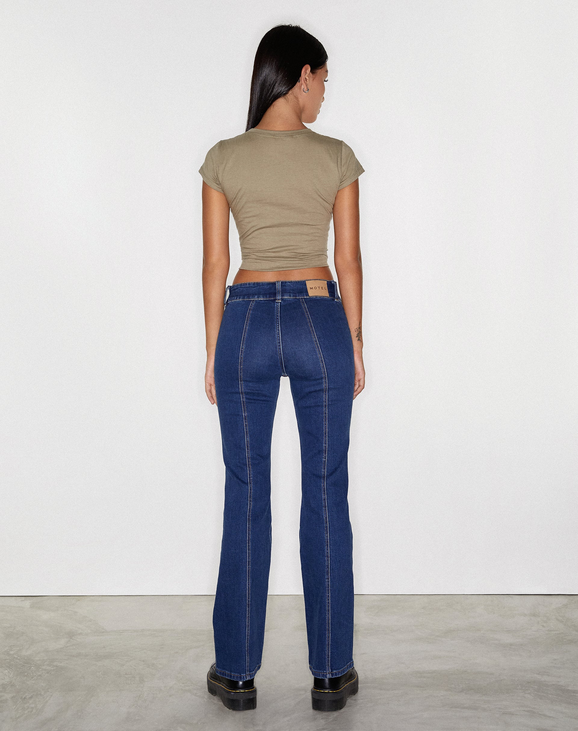 Image de Jeans à couture basse en Indigo 90's