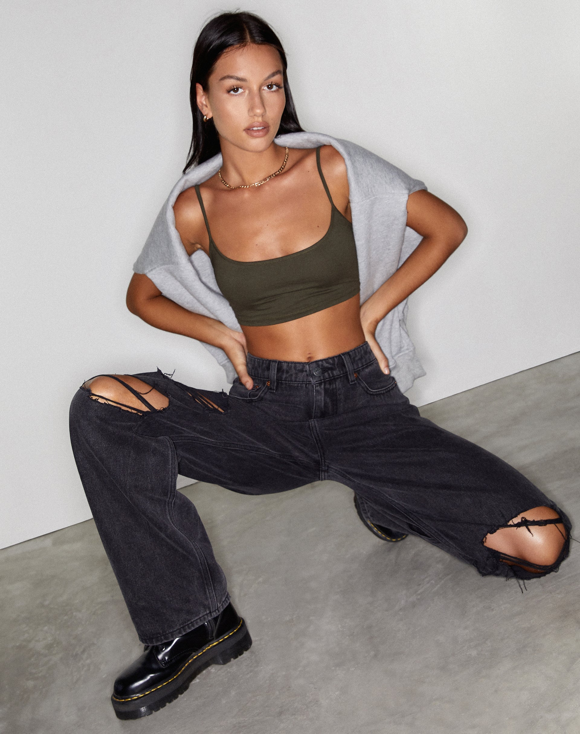 Image de Rips Parallel Jeans en Black Wash