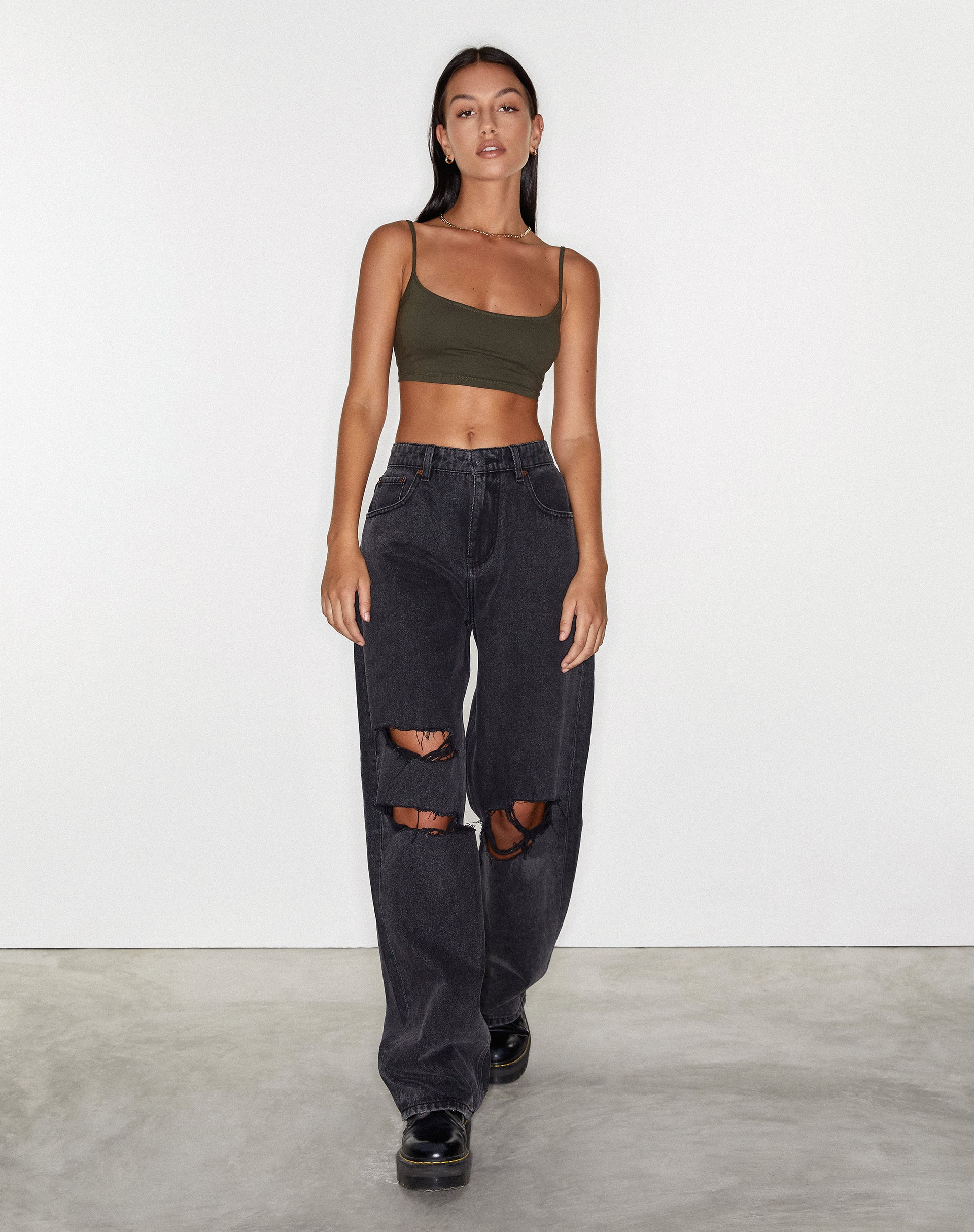 Image de Rips Parallel Jeans en Black Wash