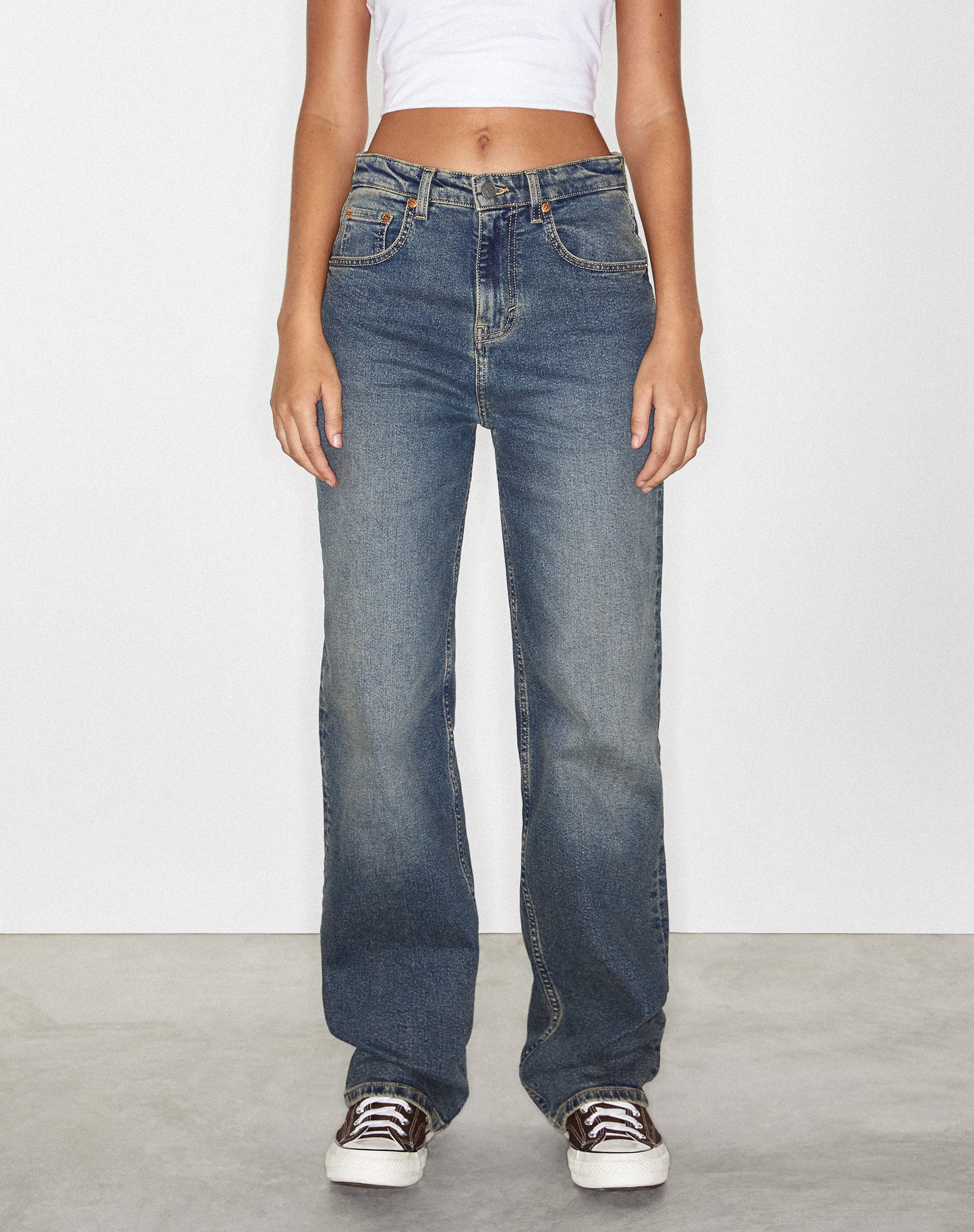 Jeans Parallel en Bryony Twilight Brown et Blue Acid